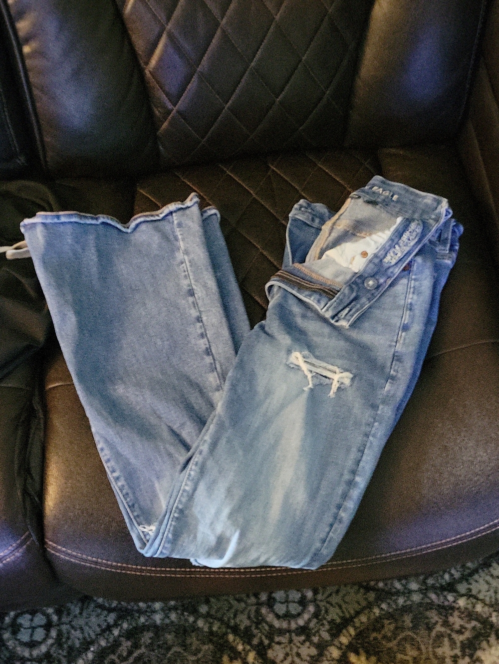 AEO high waisted flare